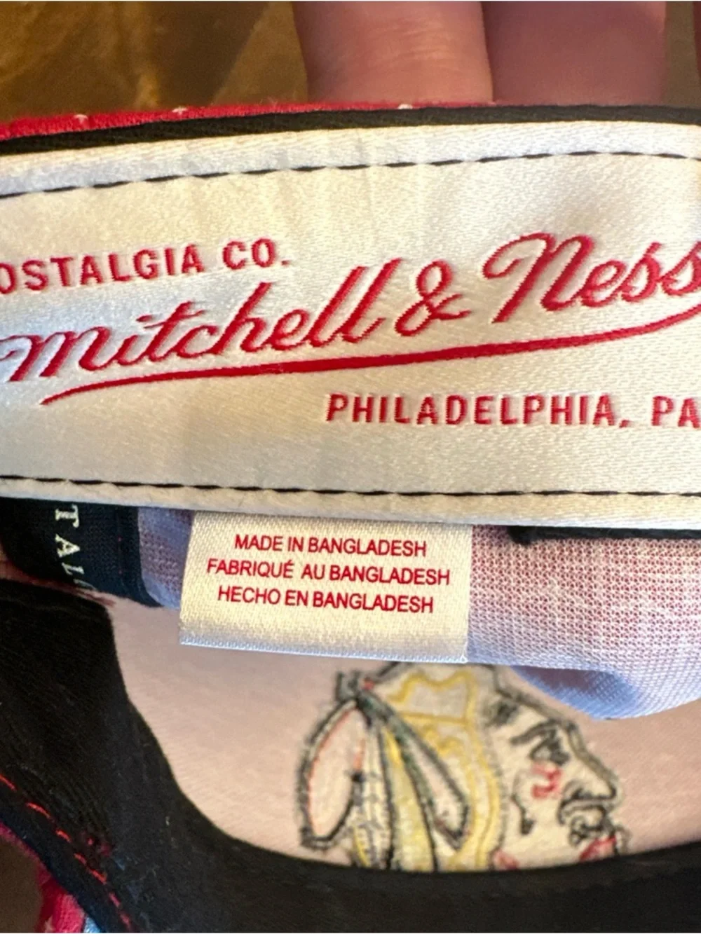 MITCHELL & NESS Chicago Blackhawks‎ Hat  Snapback NHL Embroidered